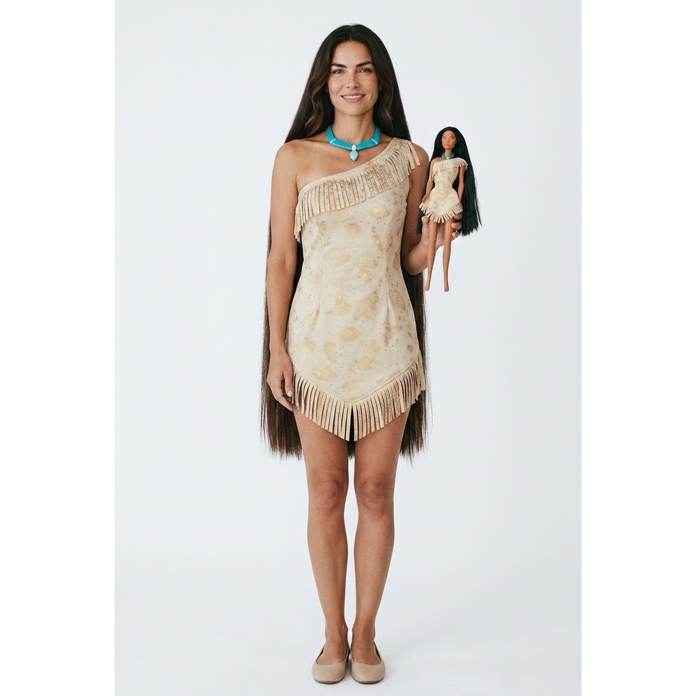 Y2K DISNEY BARBIE PRINCESS POCAHONTAS NATIVE AMERICAN INDONESIA MATTEL